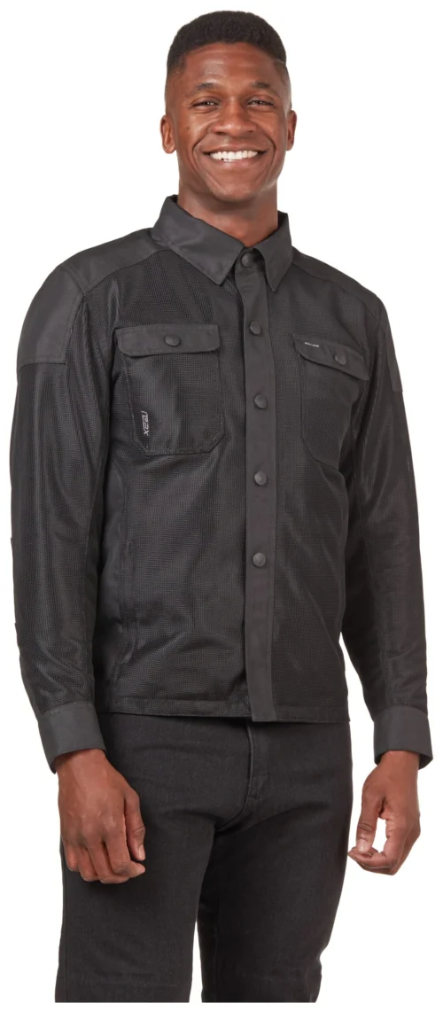 REAX Point Breeze Riding Shirt -Motorcycle Tops Store reax point breeze riding shirt black 2 scaled