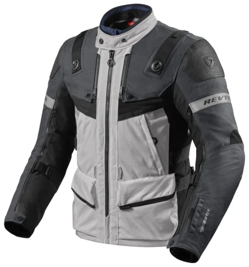 REV'IT! Defender 3 GTX Jacket -Motorcycle Tops Store revit defender3 gtx jacket silver anthracite scaled