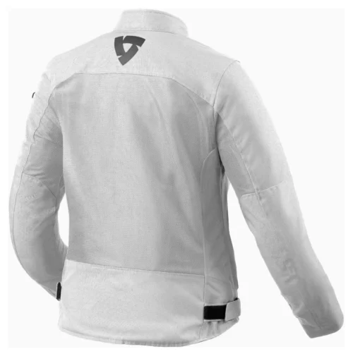 REV'IT! Eclipse 2 Women's Jacket Silver / 38 [Blemished - Very Good] -Motorcycle Tops Store revit eclipse2 womens jacket silver38 blemished very good silver 1
