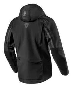 REV'IT! Component H2O Jacket (MD And 2XL) -Motorcycle Tops Store revit element jacket black 1