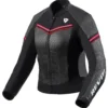REV'IT! Median Women's Jacket (34) -Motorcycle Tops Store revit median womens jacket black pink