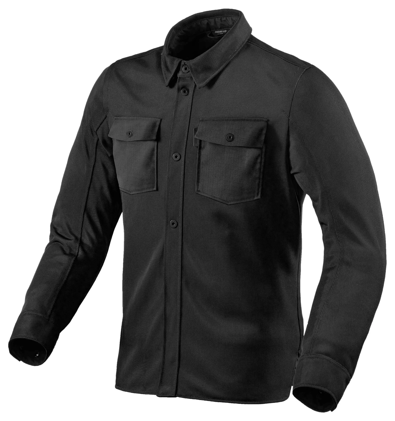 REV'IT! Tracer Air 2 Overshirt (MD And LG) Black / LG [Open Box]