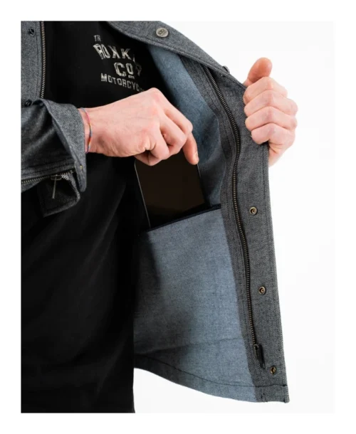 Rokker Boston Riding Shirt (XL) -Motorcycle Tops Store rokker boston riding shirt 1