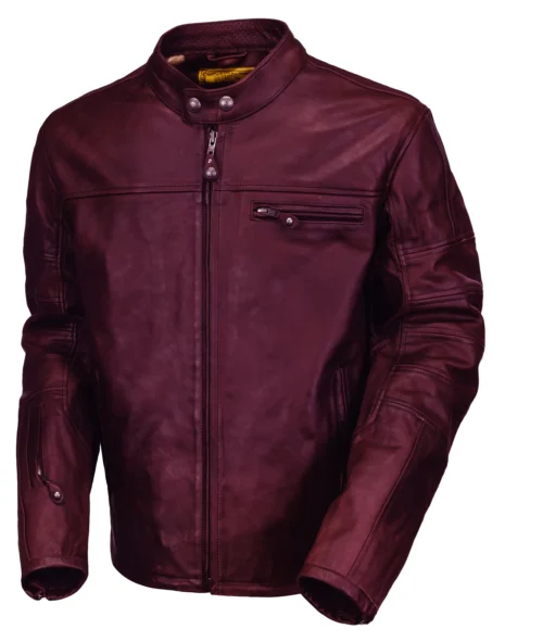 Roland Sands Ronin CE Leather Jacket -Motorcycle Tops Store roland sands ronin ce leather jacket oxblood