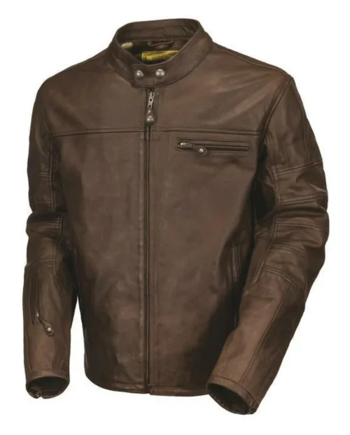 Roland Sands Ronin CE Leather Jacket -Motorcycle Tops Store roland sands ronin ce leather jacket tobacco
