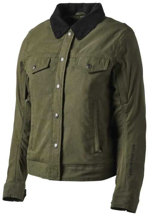 Roland Sands Petaluma Women's Jacket -Motorcycle Tops Store roland sands womens textile jacket petaluma ce olive scaled