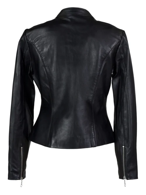 Schott 21141W Lambskin Cafe Women's Jacket -Motorcycle Tops Store schott21141 w lambskin cafe womens jacket 2