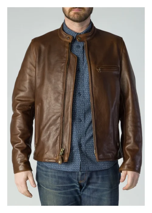 Schott 530 Cafe Racer Jacket -Motorcycle Tops Store schott530 cafe racer jacket 2
