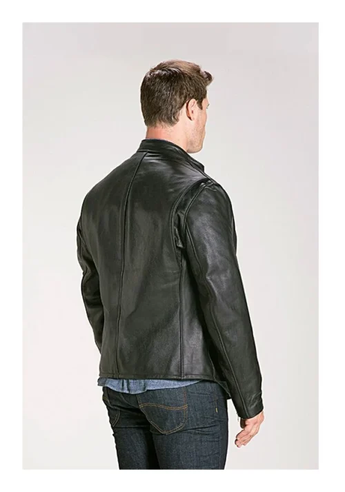 Schott 530 Cafe Racer Jacket -Motorcycle Tops Store schott530 cafe racer jacket black 2