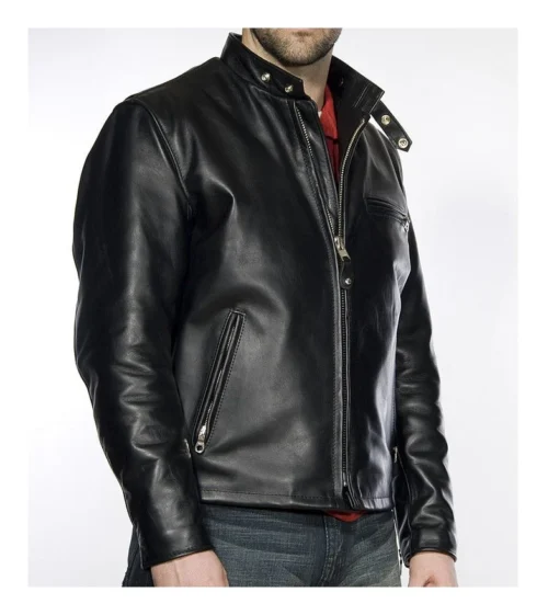 Schott 141 Cafe Racer Jacket -Motorcycle Tops Store schott classic racer141 jacket 2