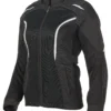 Sedici Federico 2 Mesh Women's Jacket -Motorcycle Tops Store sedici federico2 mesh womens jacket black silver
