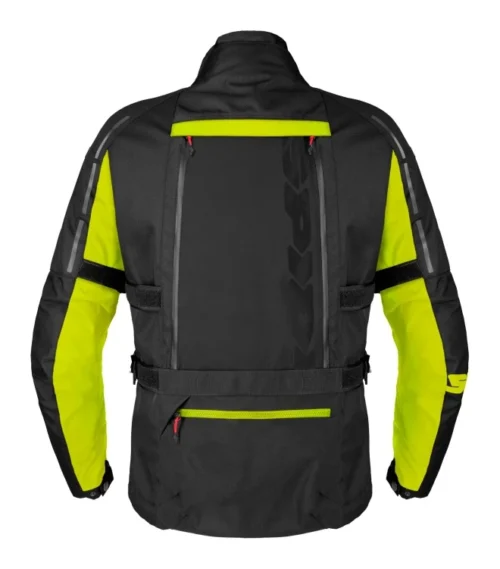 Spidi 4 Season V3 Jacket -Motorcycle Tops Store spidi4 season v3 jacket black yellow fluo 1