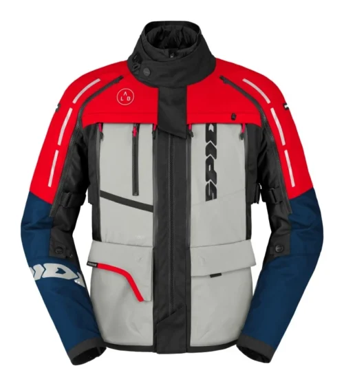 Spidi 4 Season V3 Jacket -Motorcycle Tops Store spidi4 season v3 jacket blue ice red