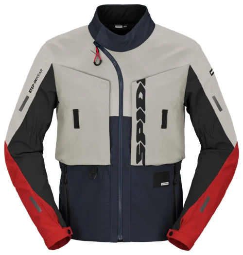 Spidi Frontier Jacket -Motorcycle Tops Store spidi frontier jacket blue ice red scaled