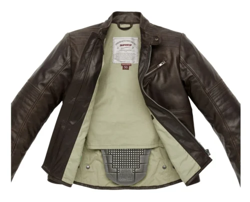 Spidi Garage Jacket Brown / 54 [Open Box] -Motorcycle Tops Store spidi garage jacket brown54 open box brown 1