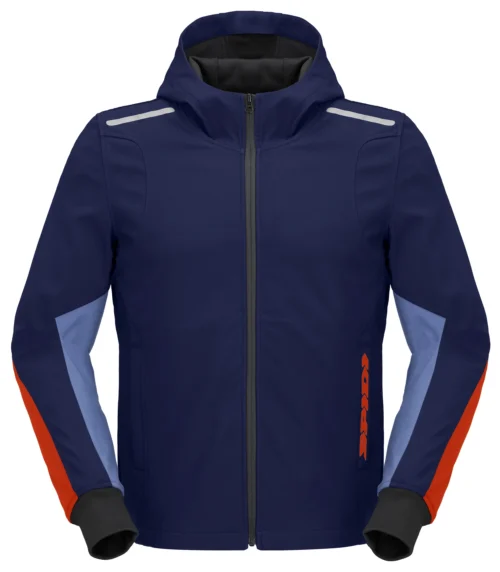 Spidi Hoodie Armor Light Jacket -Motorcycle Tops Store spidi hoodie armor light navy red3 xl 3