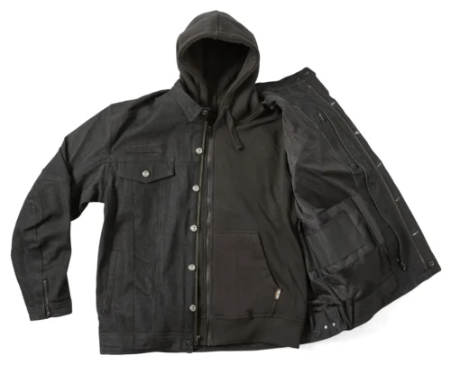 Street & Steel Anarchy 2 Jacket Black / SM [Open Box] -Motorcycle Tops Store street steel anarchy2 jacket black sm open box black 2
