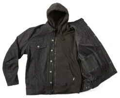 Street & Steel Anarchy 2 Jacket -Motorcycle Tops Store street steel anarchy jacket black 2