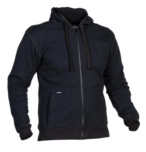 Street & Steel Kickstarter Moto Hoody -Motorcycle Tops Store street steel kickstarter moto hoody black 2