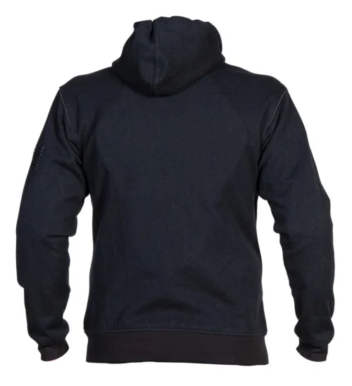 Street & Steel Kickstarter Moto Hoody -Motorcycle Tops Store street steel kickstarter moto hoody black 3