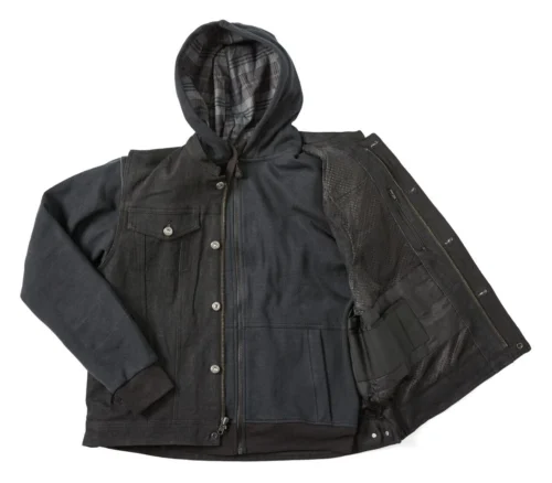 Street & Steel Lane Splitter 2 Jacket Black/Black / XL [Incomplete] -Motorcycle Tops Store street steel lane splitter2 jacket black black xl incomplete black black 3