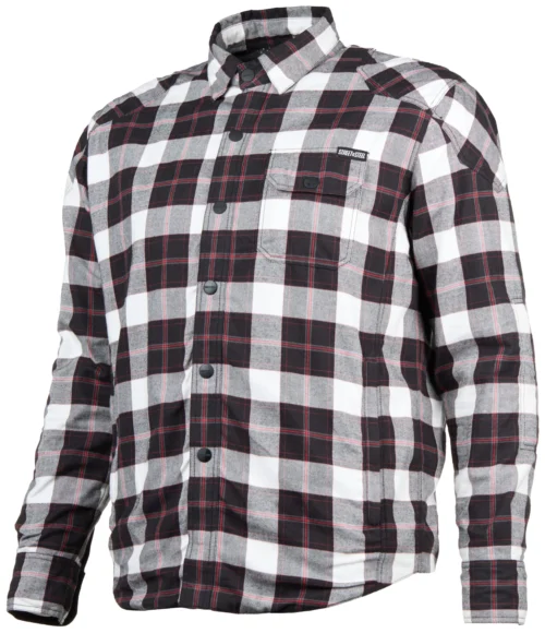 Street & Steel Mission Moto Riding Shirt -Motorcycle Tops Store street steel mission moto riding shirt black white red scaled