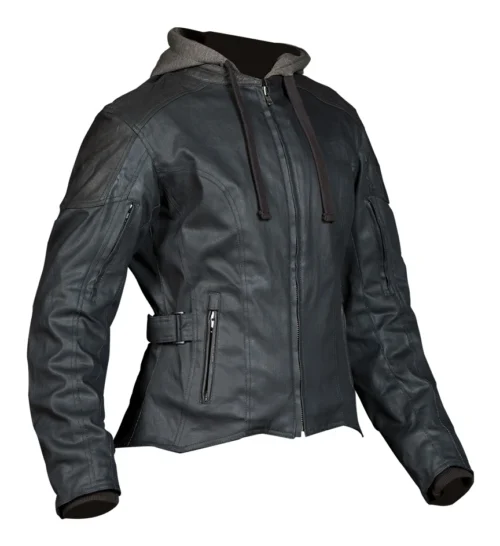 Street & Steel Runaway Women's Jacket -Motorcycle Tops Store street steel runaway womens jacket black 2