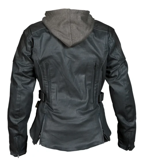 Street & Steel Runaway Women's Jacket -Motorcycle Tops Store street steel runaway womens jacket black 3