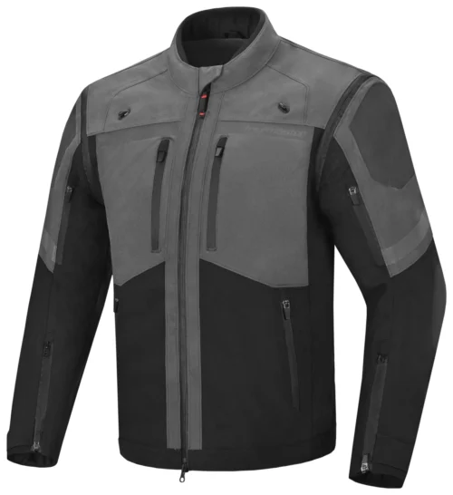 Tourmaster Adventure Lite Jacket -Motorcycle Tops Store tour master adventure lite jacket grey black scaled