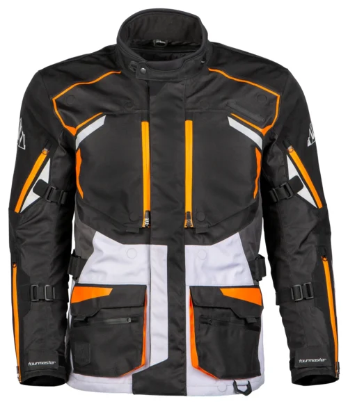 Tourmaster Highlander WP Jacket -Motorcycle Tops Store tour master highlander wp jacket black orange 1