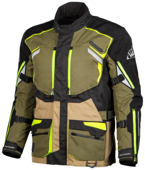 Tourmaster Highlander WP Jacket -Motorcycle Tops Store tour master highlander wp jacket olive 1 scaled